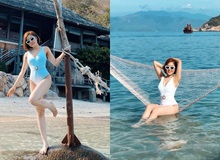 Hot girl Trâm Anh lần đầu đăng ảnh bikini nóng bỏng sau biến cố