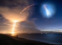 Màn phóng tàu thành công của SpaceX gây ra mây dạ quang - hiện tượng thiên nhiên hiếm gặp và đẹp mê hồn