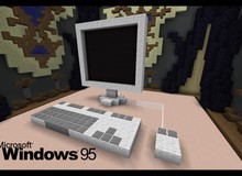 Bản Mod cho phép khởi động PC Windows 95 bên trong Minecraft, chơi được cả Doom