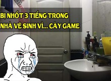 Mê game, chàng trai bị vợ nhốt 3 tiếng đồng hồ trong… nhà vệ sinh, phải lên group kêu cứu