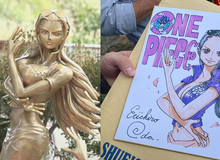 Các fan One Piece phấn khích trước bức tượng Robin, thần thái đạt điểm 10 chất lượng