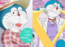 Sốc với loạt ảnh Doraemon "chuyển giới" thành mỹ nhân sexy, khoe "chân dài tới nách" nuột nà như siêu mẫu quốc tế!