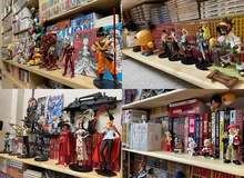 Khoe bộ sưu tập tuổi thơ "siêu to khổng lồ", full bộ truyện, mô hình thời 199x, game thủ khiến CĐM trầm trồ ghen tị