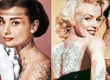 Marilyn Monroe và loạt sao Hollywood "biến đổi" thế nào khi có thêm những hình xăm?