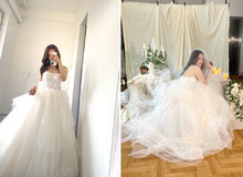 Đăng hình ảnh lộng lẫy trong bộ váy cưới, thiên thần Candice khiến dân tình thổn thức: Crush đi lấy chồng rồi sao?