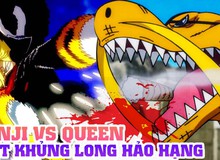 One Piece chap 1017: Tiết lộ ban đầu về hình dạng lai của Queen Bệnh Dịch, tóc vàng thì biến hình cũng xấu