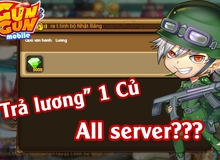 Gun Gun Mobile bỗng dưng "trả lương" cho người chơi all sever, mỗi người 1 triệu: Chơi lớn vậy ai chơi lại?