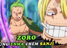 One Piece: Giật mình với tình huống Sanji né nhát chém của Zoro khi sử dụng Enma
