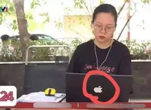 Lên sóng truyền hình, nữ sinh học online gây “lú” người xem bởi một chi tiết liên quan đến “quả táo cắn dở”