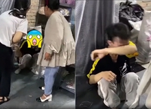 Yêu online, nam thanh niên hoảng sợ, bật khóc nức nở khi được gái xinh tới tận nhà tìm, bám chặt tay mẹ không dám ra gặp