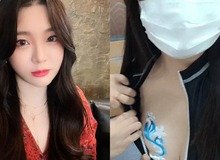 Thực hiện Body painting lên vòng 1 trên sóng trực tiếp, nữ streamer nóng bỏng khiến khán giả sốc nặng