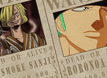 One Piece: Sau arc Wano liệu số tiền truy nã của Zoro có tiếp tục thấp hơn Sanji hay không?