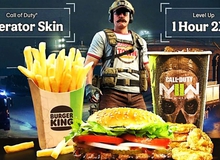 Call of Duty hợp tác cùng Burger King: Mua bánh nhận thời trang game miễn phí