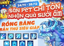 Mùa đông không lạnh với sự kiện “Săn Pet Chí Tôn - Nhận Quà Sưởi Ấm” của Gunny PC