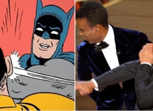 Meme Will Smith tát Chris Rock, nhiều fan gọi đây là Batman phiên bản Oscar 2022