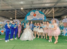 Đám cưới đặc biệt của cặp đôi "fan cuồng" truyện tranh Doraemon