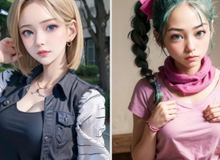 AI biến các cô gái trong Dragon Ball thành mỹ nhân vạn người mê  