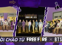 Free Fire là game đầu tiên sở hữu 7 trang phục do BTS tự thiết kế cho gen FF!