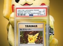 Thẻ Pikachu siêu hiếm được bán với giá hơn 7 tỷ, chỉ có bốn phiên bản trên toàn thế giới