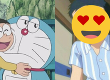 Nhan sắc Nobita khi bỏ kính bất ngờ "gây sốt", khác xa vẻ hậu đậu thường thấy ở Doraemon