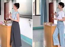 Cô giáo trẻ gây trầm trồ vì BST outfit đi dạy cực phẩm, đơn giản mà vẫn đẹp: “Dạy tốt không có nghĩa là phải ăn mặc lôi thôi”