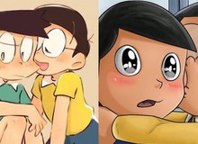 Nobita và Shizuka bị tình dục hóa, lo ngại cho trẻ em Việt