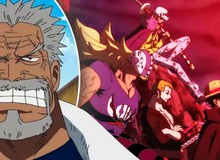 One Piece: Garp để mặc Luffy chiến đấu với 2 Tứ Hoàng nhưng lại liều mạng để cứu Koby