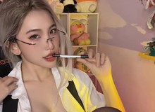 Nữ streamer tung loạt ảnh siêu gợi cảm trong ngày "comeback"