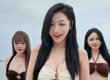 Cùng hội bạn thân xuất hiện giữa biển, Trần Hà Linh lại khiến vô số anh em game thủ điêu đứng