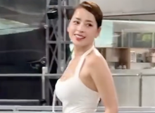 Chi Pu mồ hôi nhễ nhại, vòng eo trứ danh khiến sân pickleball mất tập trung