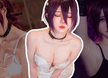 Thấy fan yêu cầu quá nhiều, hot girl hóa thân thành “best waifu” Reze trong bộ váy cưới gợi cảm