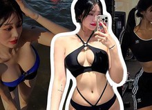 Hot girl Hàn Quốc hé lộ thân hình chuẩn mực giúp cô giành HCV thể hình