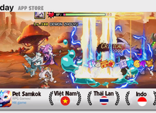 Pet Samkok bùng nổ BXH toàn Đông Nam Á: Top 1 Store Việt Nam, top Feature tại Thái Lan và Indonesia