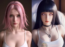 Ngỡ ngàng vẻ đẹp đời thực của các nữ ninja Naruto do AI "nhào nặn"