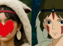 Dàn nhân vật hoạt hình Ghibli hoá người thật: 1 nàng công chúa đẹp hơn bản gốc, kéo đến ảnh cuối mà hết hồn