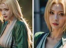 AI tái hiện Hokage Đệ Ngũ Tsunade "chuẩn không cần chỉnh", thân hình như tạc tượng theo nguyên tác