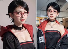 Boruto: Được AI thổi hồn, Uchiha Sarada "lột xác" thành mỹ nhân quyến rũ khó cưỡng