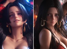 One Piece: Fan "phát sốt" với loạt ảnh AI tái hiện Nữ Hoàng hải tặc Boa Hancock