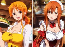 AI phù phép loạt mỹ nhân anime nổi tiếng thành những "nàng hầu" nóng bỏng