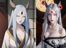 AI tái hiện nữ thần thỏ Kaguya trong Naruto với cửa sổ tâm hồn đầy mê hoặc