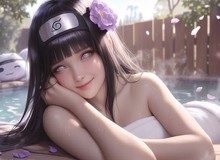 AI tái hiện Hinata nhan sắc khuynh thành, body nóng bỏng, fan tặc lưỡi "Naruto có phúc quá!"
