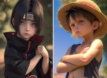 AI hô biến Luffy, Zoro, Gojo, Sukuna,... thành phiên bản nhí, ai nhìn cũng thấy cưng
