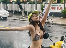 Xôn xao hình ảnh gái xinh diện bikini, hồn nhiên check-in giữa đường phố: Trang phục gợi cảm nhưng không phù hợp