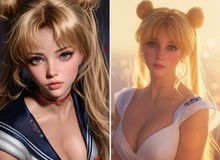 AI biến dàn Thủy Thủ Mặt Trăng lột xác gợi cảm, nóng bỏng đến mức không thể rời mắt