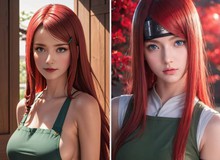 Ngỡ ngàng với nhan sắc mẹ Naruto khi được AI "tân trang", ăn đứt cả manga lẫn anime