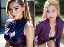 AI "biến hình" mỹ nhân Naruto đẹp hút hồn