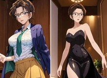 AI tái hiện vẻ đẹp của Eri Kisaki, nhan sắc gái một con khiến fan Conan "trông mòn con mắt"
