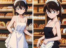 AI hé lộ vẻ đẹp tiềm ẩn của Haibara Ai với chiếc tạp dề đầy quyến rũ