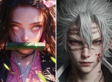 Choáng ngợp với nhan sắc dàn nhân vật Kimetsu no Yaiba khi được AI tái hiện như thật