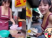 Đứng bán gà rán ngoài chợ, hot girl mặc tạp dề bỗng nổi như cồn, được cả Google đề xuất